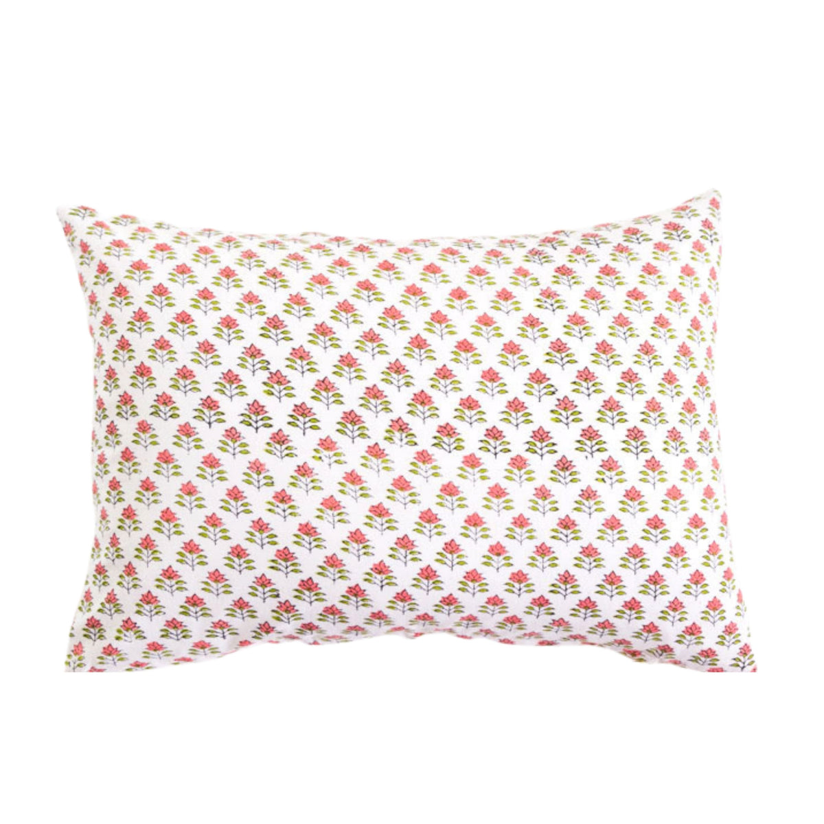 The Pink Summerdale Floral Square Throw Pillow-22 x 22