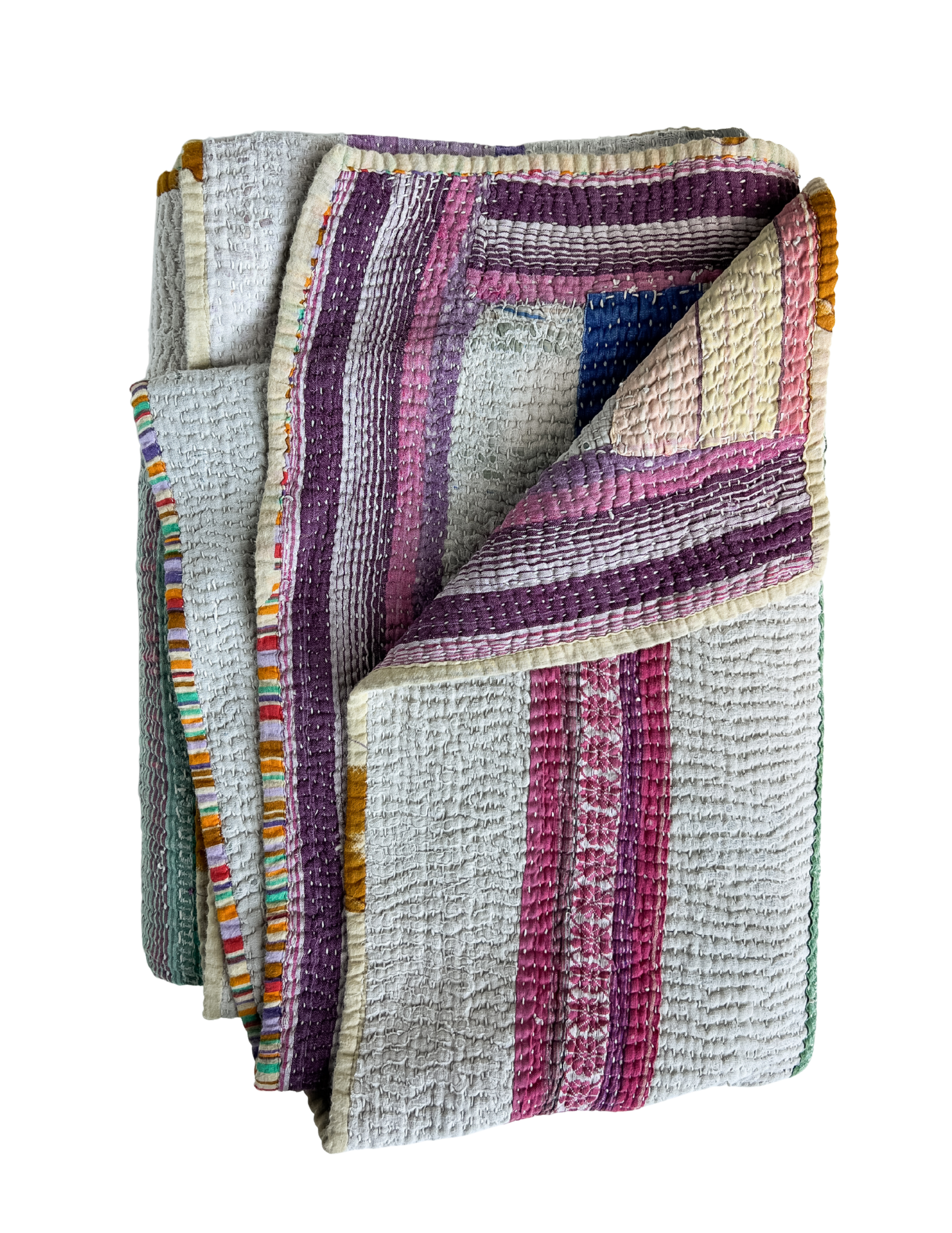 The Garden Quilt – Vintage Kantha Quilt