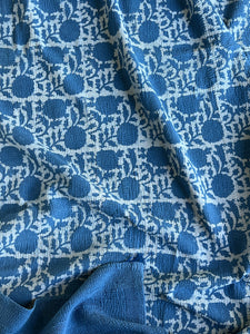 The Blue Flower Quilt – Vintage Kantha Quilt