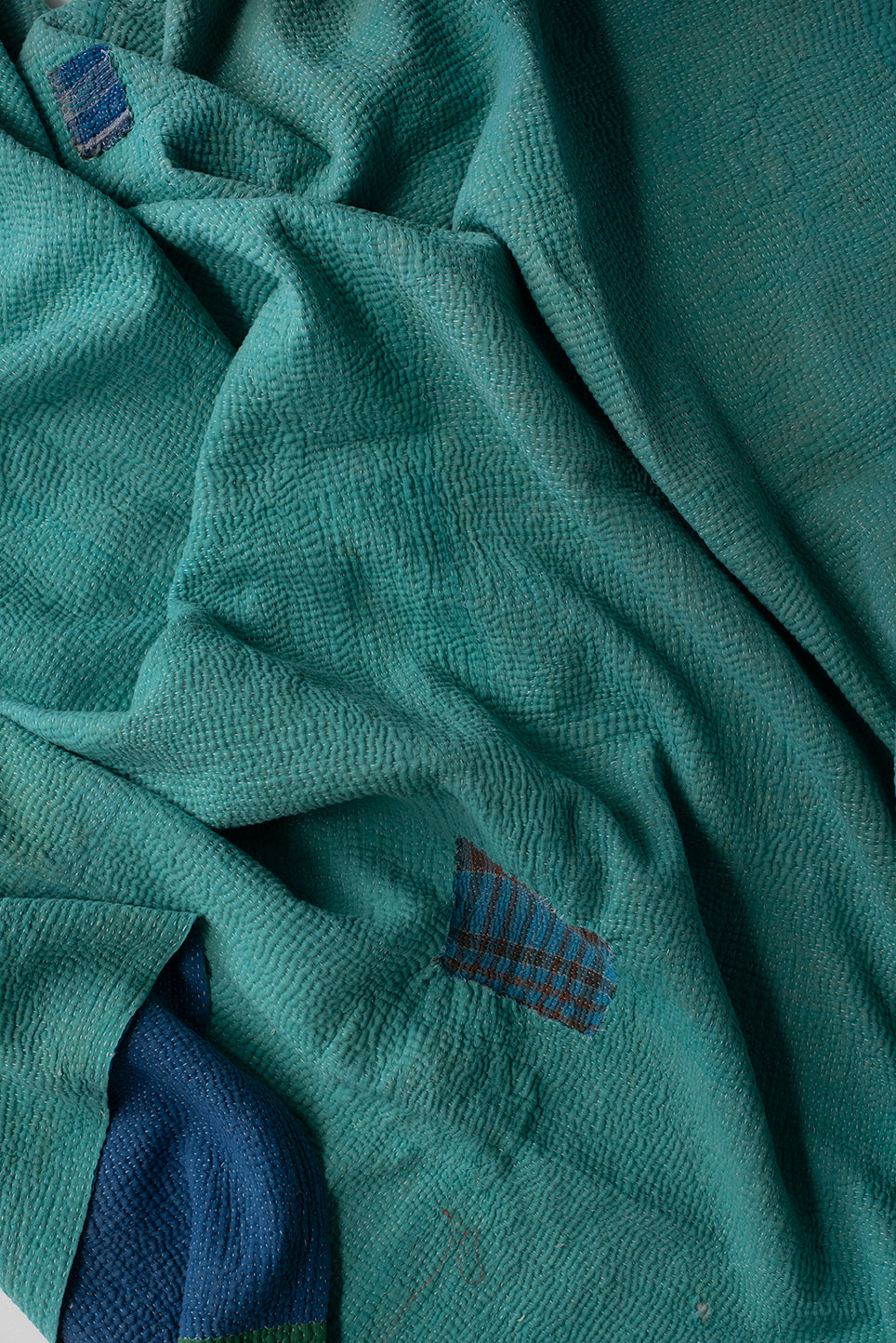 The Bluebell Quilt – Vintage Kantha Quilt
