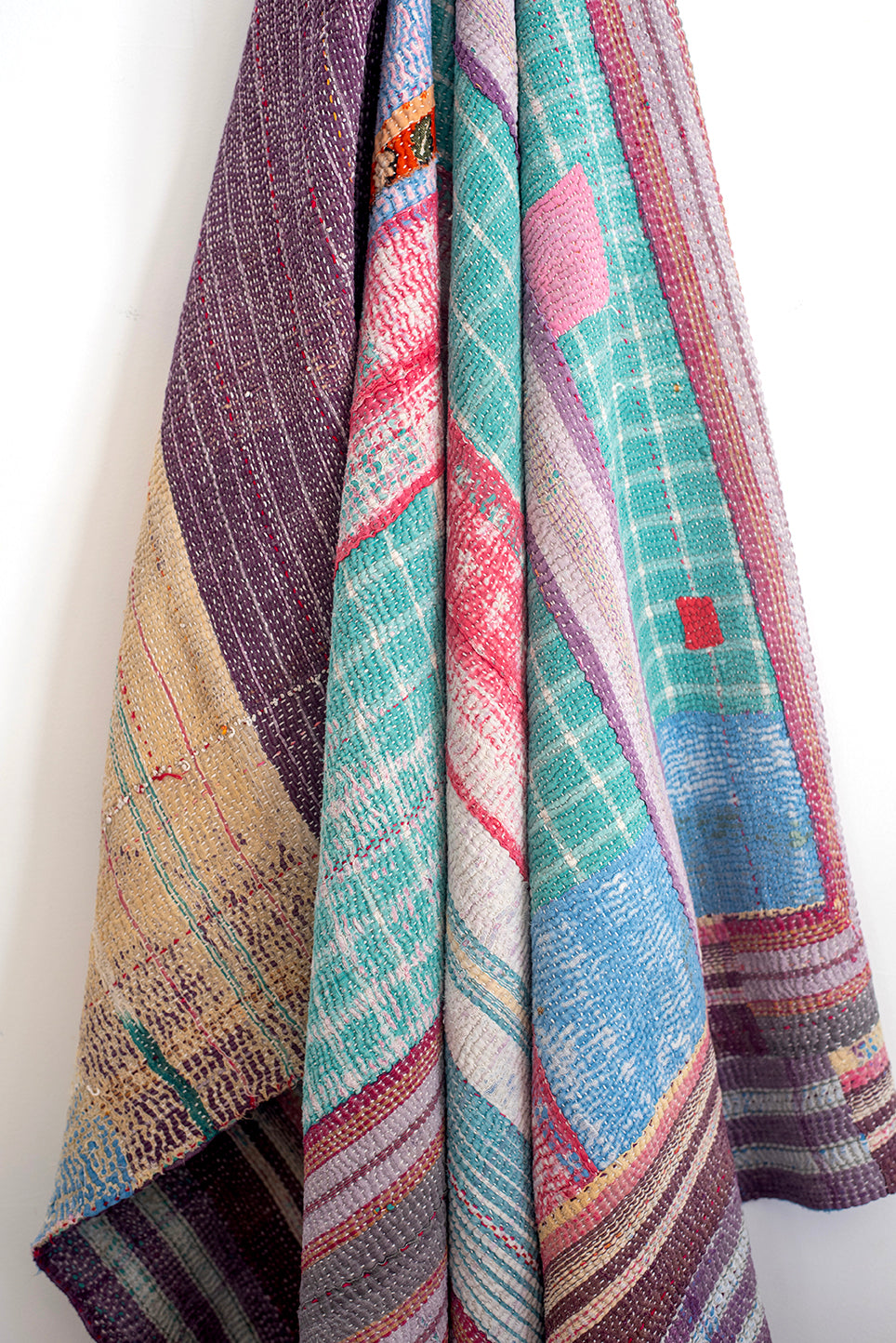 The Dogwood Quilt – Vintage Kantha Quilt