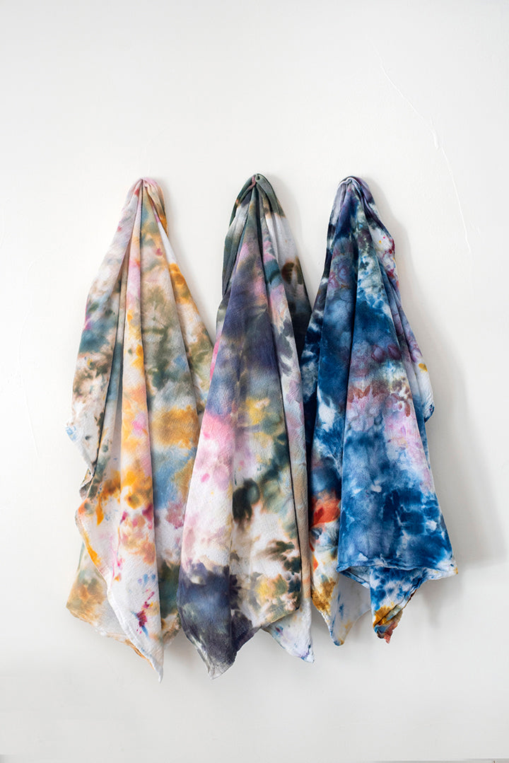 Ice Dye Dish Towels – Set of 3