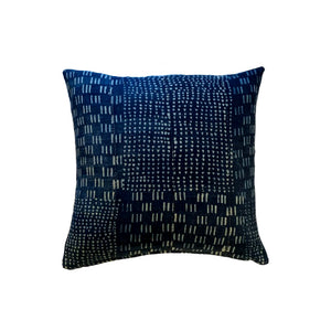 Indigo Pattern Pillow Cover + Insert 18x18