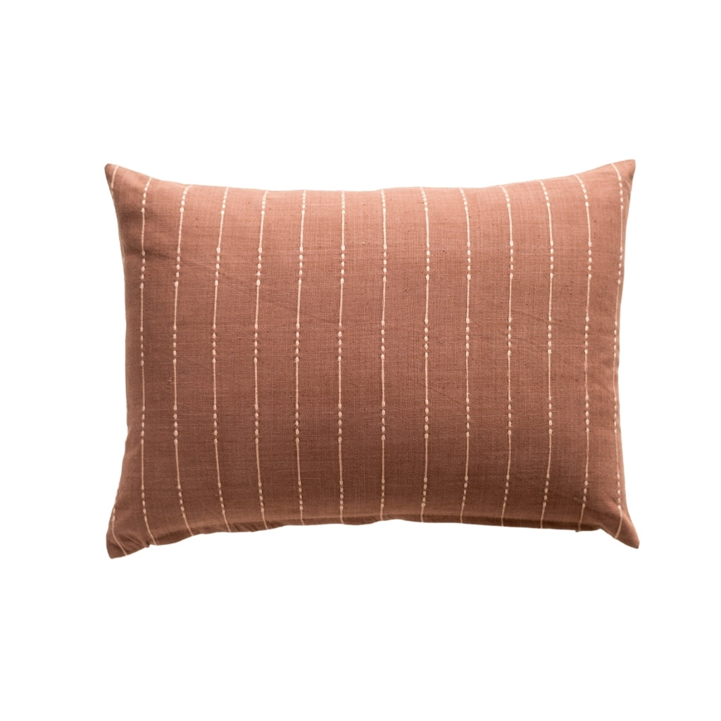 Rust Lumbar Pillow Cover + Insert 14x20